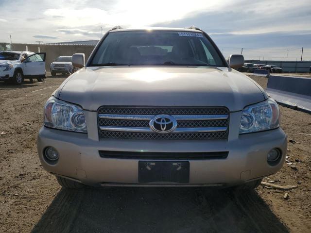 JTEEW21A360028466 - 2006 TOYOTA HIGHLANDER HYBRID TAN photo 5