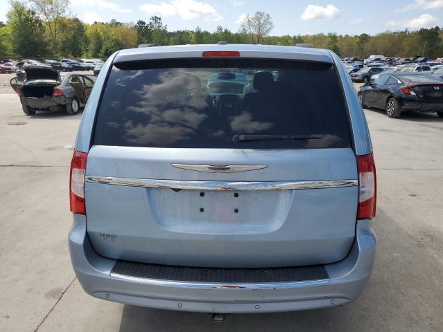 2C4RC1CG2DR533945 - 2013 CHRYSLER TOWN & COU TOURING L BLUE photo 6