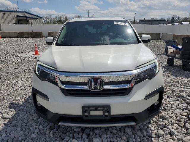 5FNYF6H52KB085934 - 2019 HONDA PILOT EXL WHITE photo 5