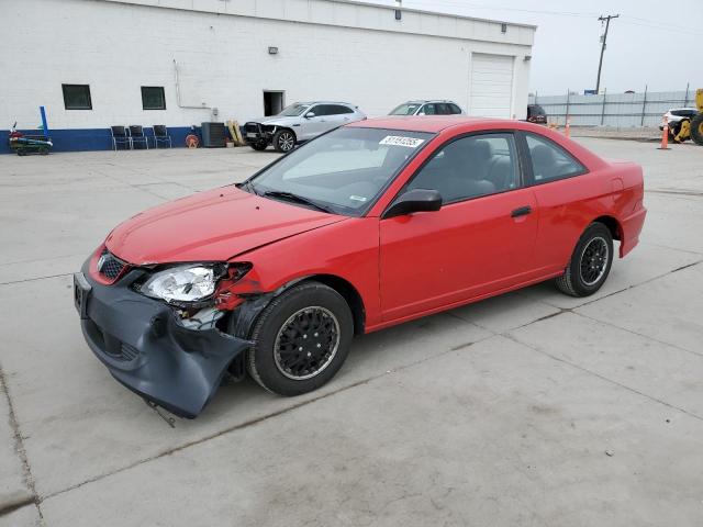 1HGEM22105L008523 - 2005 HONDA CIVIC DX VP RED photo 1