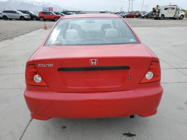 1HGEM22105L008523 - 2005 HONDA CIVIC DX VP RED photo 6