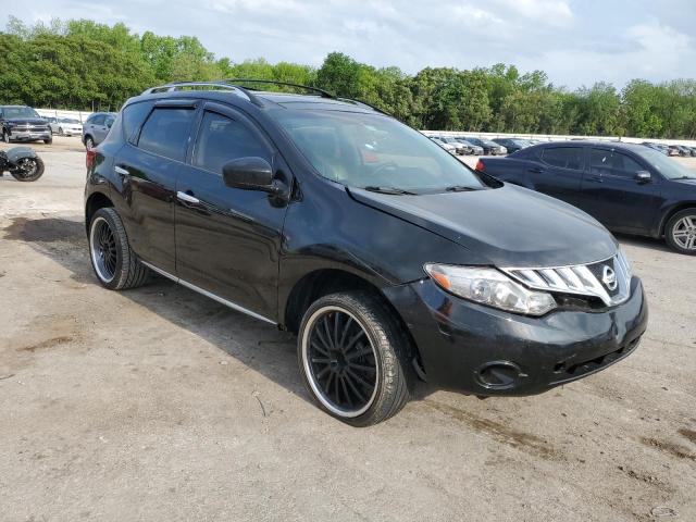 JN8AZ18W69W209136 - 2009 NISSAN MURANO S BLACK photo 4