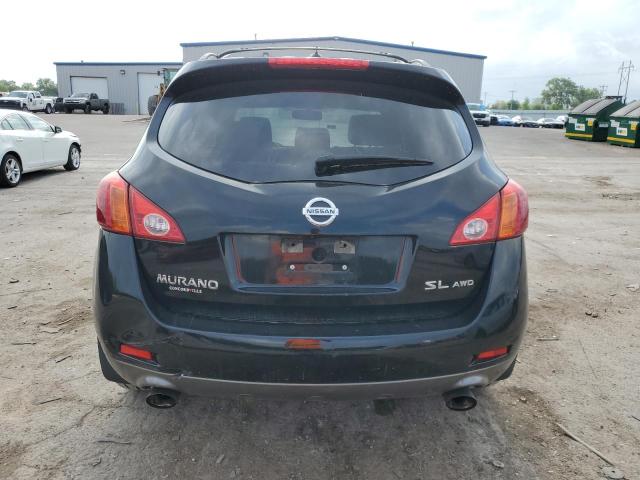 JN8AZ18W69W209136 - 2009 NISSAN MURANO S BLACK photo 6