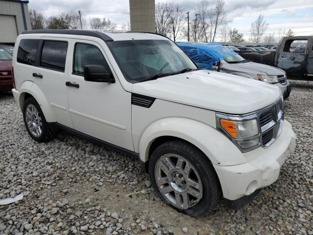 1D8GU58K58W140366 - 2008 DODGE NITRO SLT WHITE photo 4