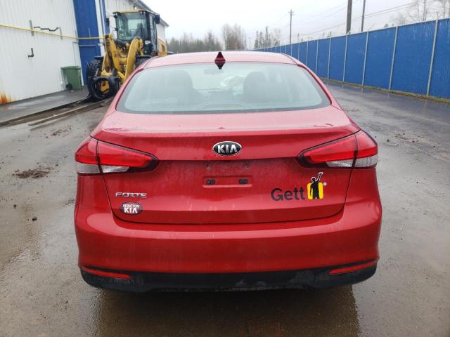 3KPFL4A76HE134566 - 2017 KIA FORTE LX RED photo 6