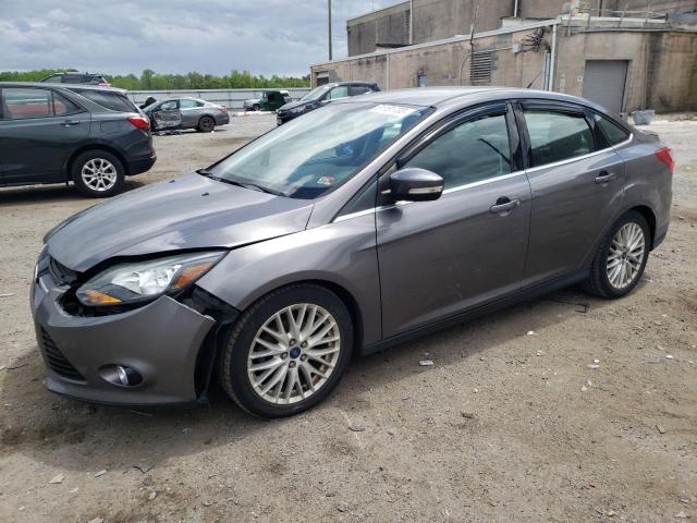 1FADP3J23EL426887 - 2014 FORD FOCUS TITANIUM GRAY photo 1