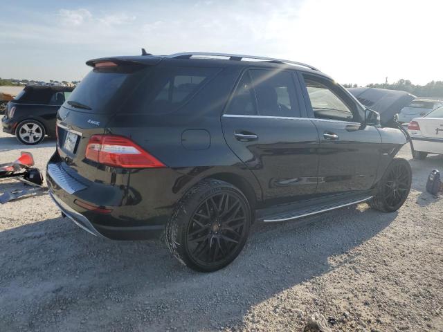 4JGDA5HB1CA029471 - 2012 MERCEDES-BENZ ML 350 4MATIC BLACK photo 3