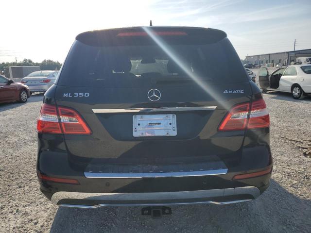 4JGDA5HB1CA029471 - 2012 MERCEDES-BENZ ML 350 4MATIC BLACK photo 6