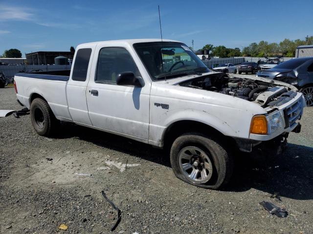 1FTYR14E51PA28924 - 2001 FORD RANGER SUPER CAB WHITE photo 4