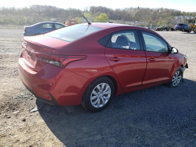 3KPC24A63LE108917 - 2020 HYUNDAI ACCENT SE RED photo 3