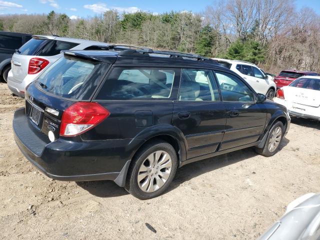 4S4BP62C287319624 - 2008 SUBARU OUTBACK 2.5I LIMITED BLACK photo 3