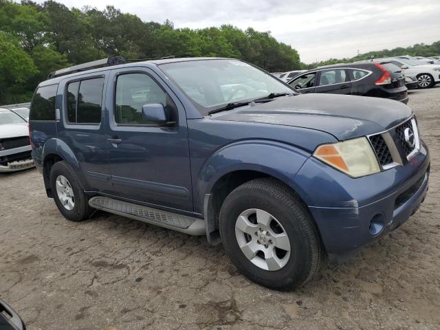 5N1AR18W05C704208 - 2005 NISSAN PATHFINDER LE 蓝色 照片 4