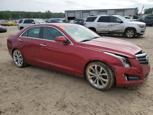 1G6AE5S32D0120109 - 2013 CADILLAC ATS PREMIUM RED photo 4