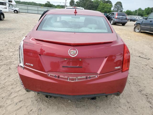 1G6AE5S32D0120109 - 2013 CADILLAC ATS PREMIUM RED photo 6