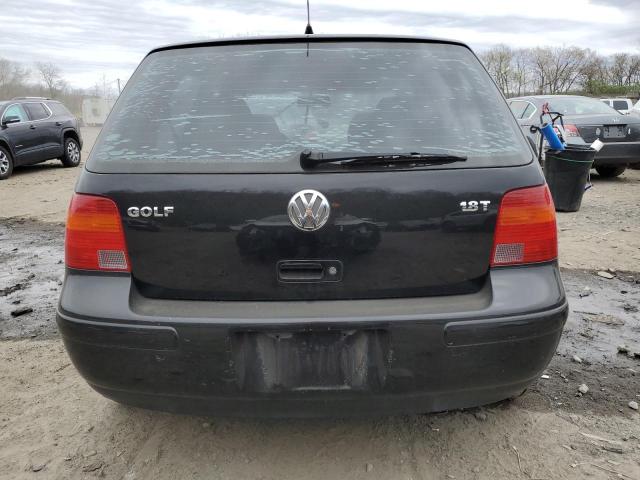 WVWGC21J91W106194 - 2001 VOLKSWAGEN GOLF GLS BLACK photo 6