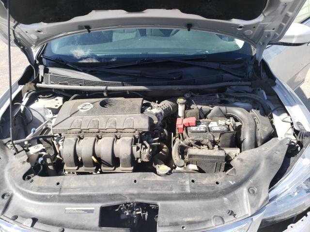 3N1AB7AP3FL644450 - 2015 NISSAN SENTRA S SILVER photo 11