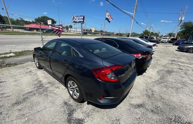 19XFC2F50JE037106 - 2018 HONDA CIVIC LX BLUE photo 3