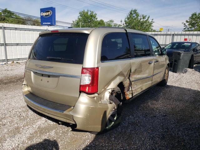 2A4RR8DG7BR785459 - 2011 CHRYSLER TOWN & COU TOURING L GOLD photo 3