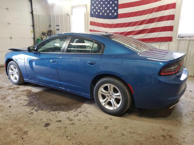 2C3CDXBG8NH220112 - 2022 DODGE CHARGER SXT BLUE photo 2