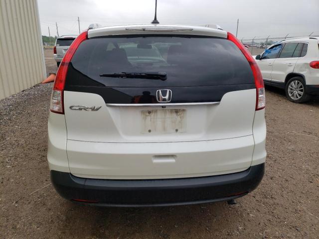 5J6RM3H75EL030058 - 2014 HONDA CR-V EXL WHITE photo 6