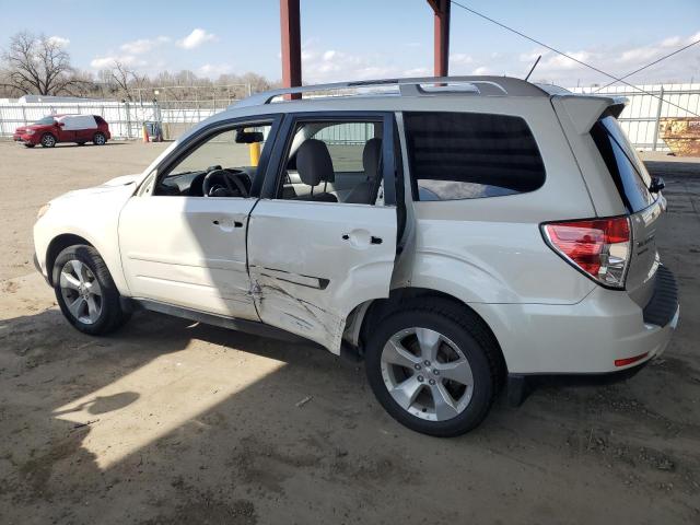 JF2SHGGC9CH468584 - 2012 SUBARU FORESTER TOURING WHITE photo 2