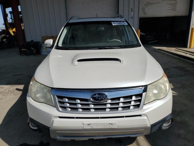 JF2SHGGC9CH468584 - 2012 SUBARU FORESTER TOURING WHITE photo 5
