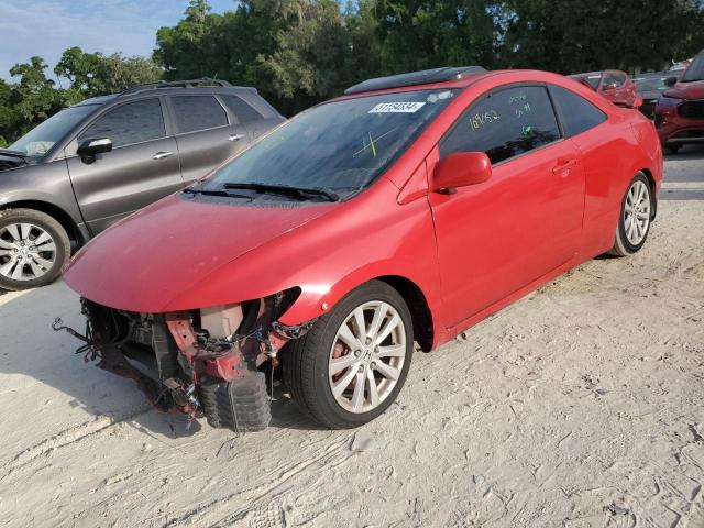 2HGFG12999H526435 - 2009 HONDA CIVIC EXL წითელი ფოტო 1