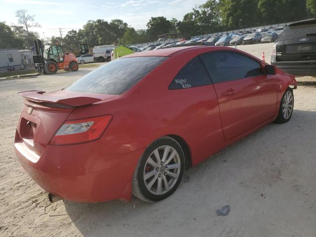 2HGFG12999H526435 - 2009 HONDA CIVIC EXL წითელი ფოტო 3