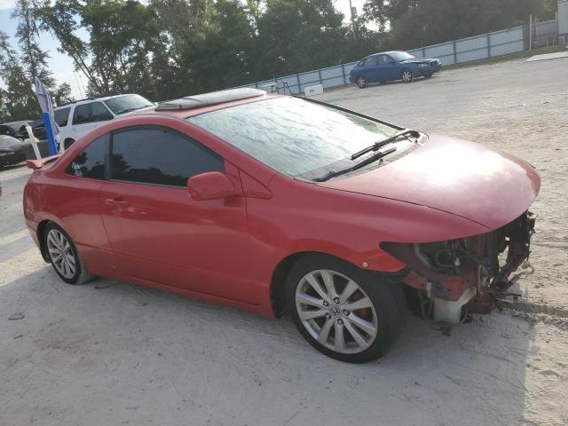 2HGFG12999H526435 - 2009 HONDA CIVIC EXL წითელი ფოტო 4