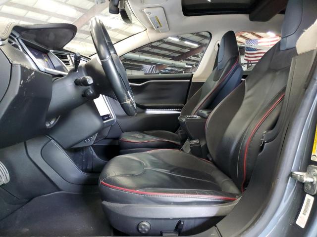 5YJSA1H14EFP28471 - 2014 TESLA MODEL S Մոխրագույն լուսանկար 7