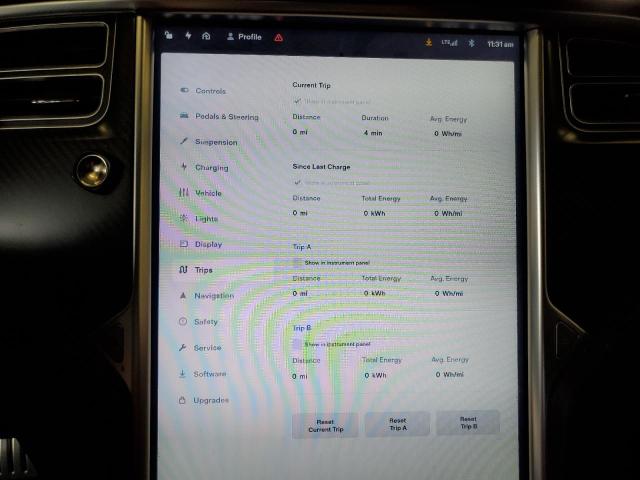 5YJSA1H14EFP28471 - 2014 TESLA MODEL S Մոխրագույն լուսանկար 9