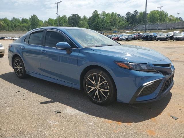 4T1G11AK8PU099635 - 2023 TOYOTA CAMRY SE NIGHT SHADE BLUE photo 4
