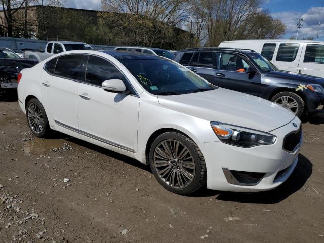 KNALN4D73E5157493 - 2014 KIA CADENZA PREMIUM WHITE photo 4