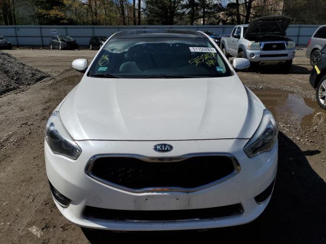 KNALN4D73E5157493 - 2014 KIA CADENZA PREMIUM WHITE photo 5