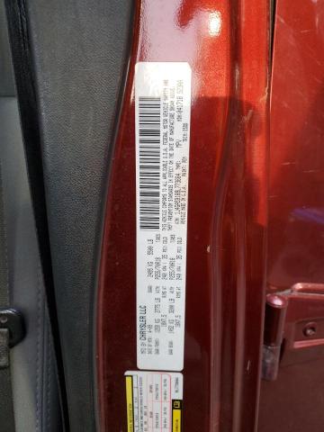 1J4GA59189L773664 - 2009 JEEP WRANGLER U SAHARA ბურგუნდია ფოტო 12