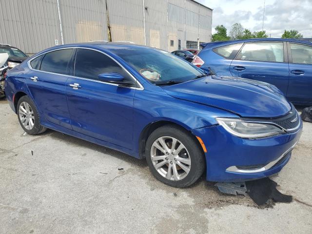 1C3CCCAB5FN642610 - 2015 CHRYSLER 200 LIMITED BLUE photo 4