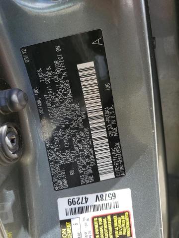 5TDYK3DC1CS244910 - 2012 TOYOTA SIENNA XLE GRAY photo 13