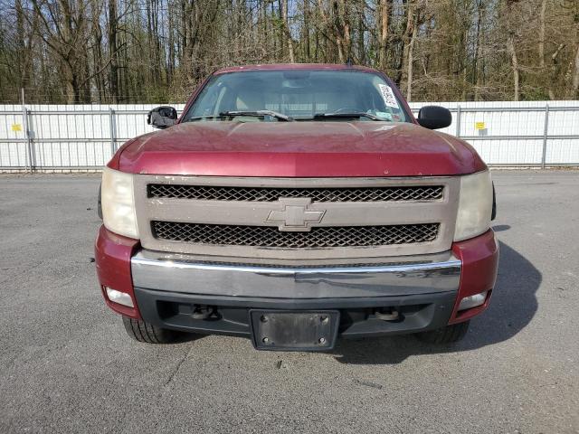 1GCEK19097E510496 - 2007 CHEVROLET SILVERADO K1500 RED photo 5