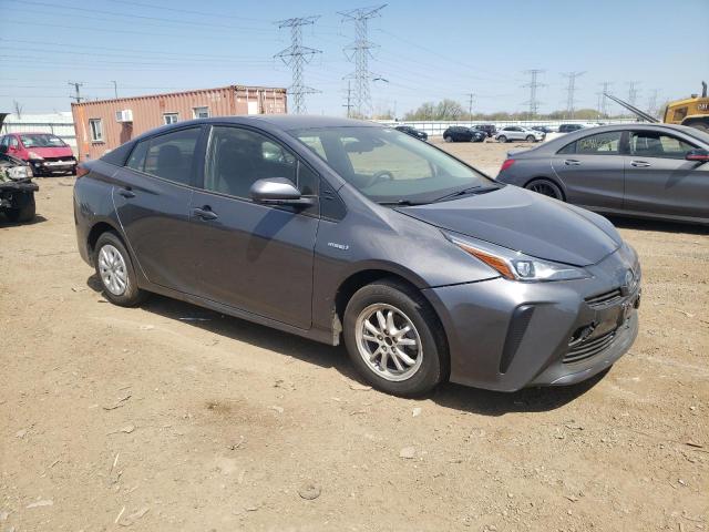 JTDKAMFU8N3169311 - 2022 TOYOTA PRIUS NIGHT SHADE GRAY photo 4