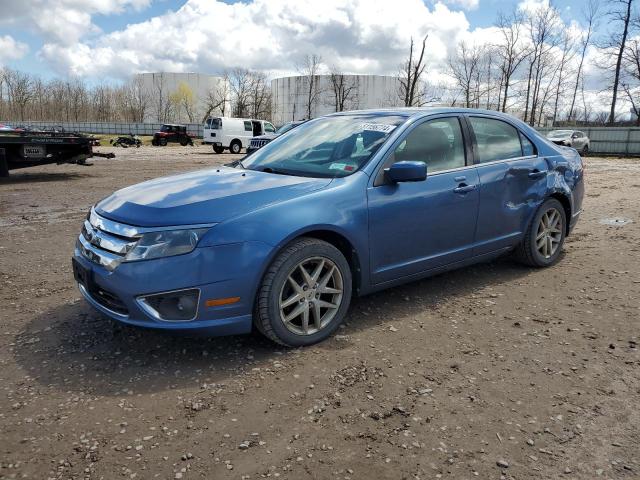 3FAHP0JG6AR379376 - 2010 FORD FUSION SEL BLUE photo 1