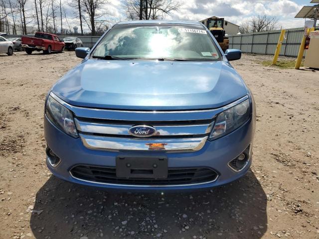 3FAHP0JG6AR379376 - 2010 FORD FUSION SEL BLUE photo 5