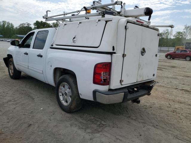 3GCXCUEJ0AG220475 - 2010 CHEVROLET SILVERADO C1500 HYBRID WHITE photo 2