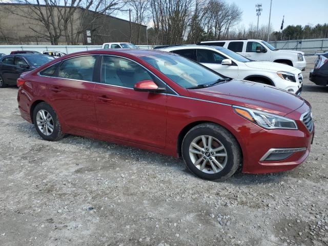 5NPE24AF3FH064037 - 2015 HYUNDAI SONATA SE BURGUNDY photo 4