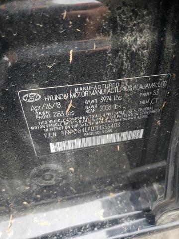 5NPD84LF0JH355403 - 2018 HYUNDAI ELANTRA SEL BLACK photo 12