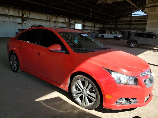 1G1PG5SB1E7291511 - 2014 CHEVROLET CRUZE LTZ RED photo 4