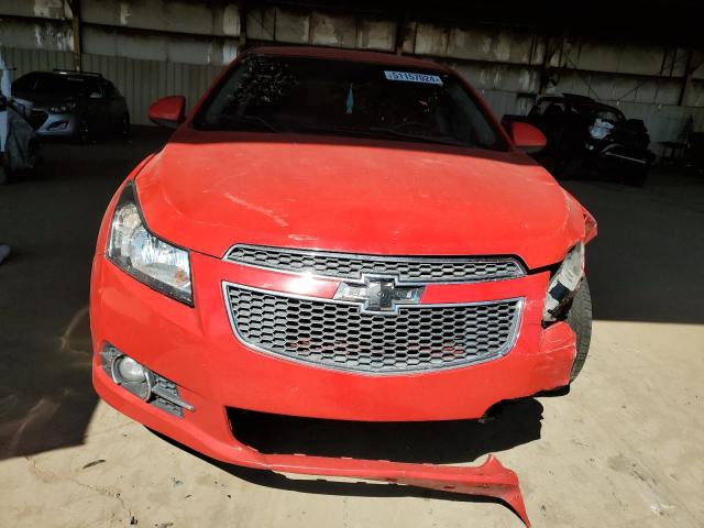 1G1PG5SB1E7291511 - 2014 CHEVROLET CRUZE LTZ RED photo 5