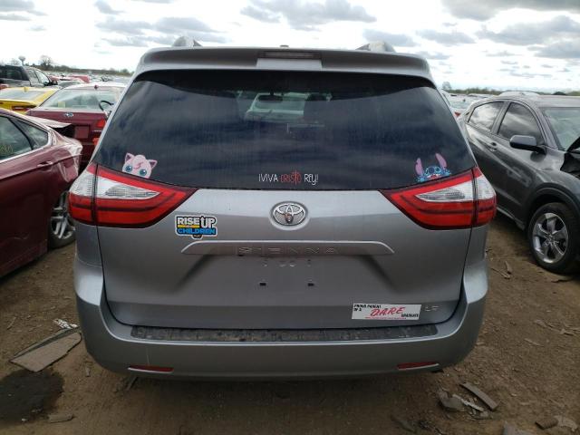 5TDKZ3DCXHS834743 - 2017 TOYOTA SIENNA LE GRAY photo 6