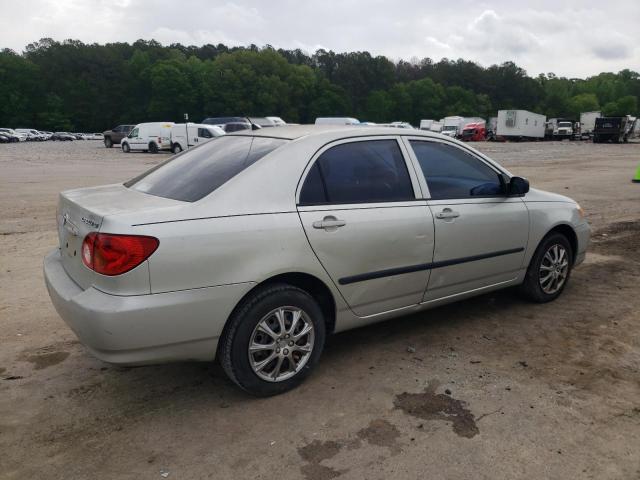 JTDBR32E830007002 - 2003 TOYOTA COROLLA CE SILVER photo 3