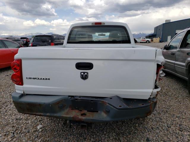 1D7HW28KX6S657104 - 2006 DODGE DAKOTA QUAD WHITE photo 6