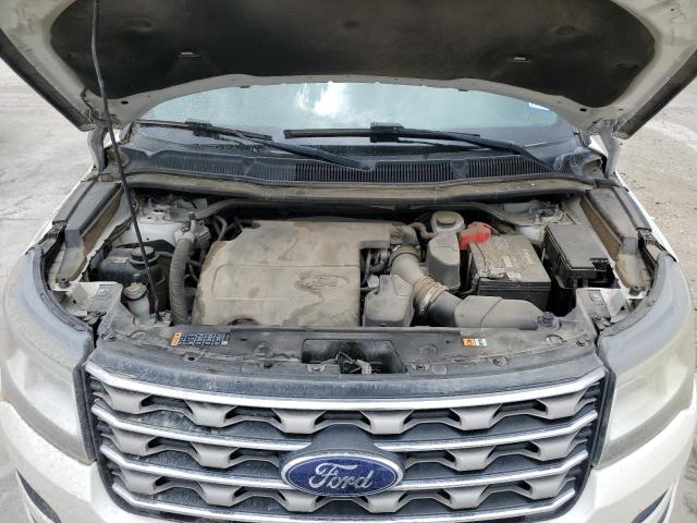 1FM5K7D82GGD01701 - 2016 FORD EXPLORER XLT WHITE photo 11